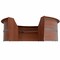 Linea Italia Reception Desk 11.1 ft D X 46 in H, 11.8 ft W X Thermofused Laminate, Cherry ZUC299 - alternate 4